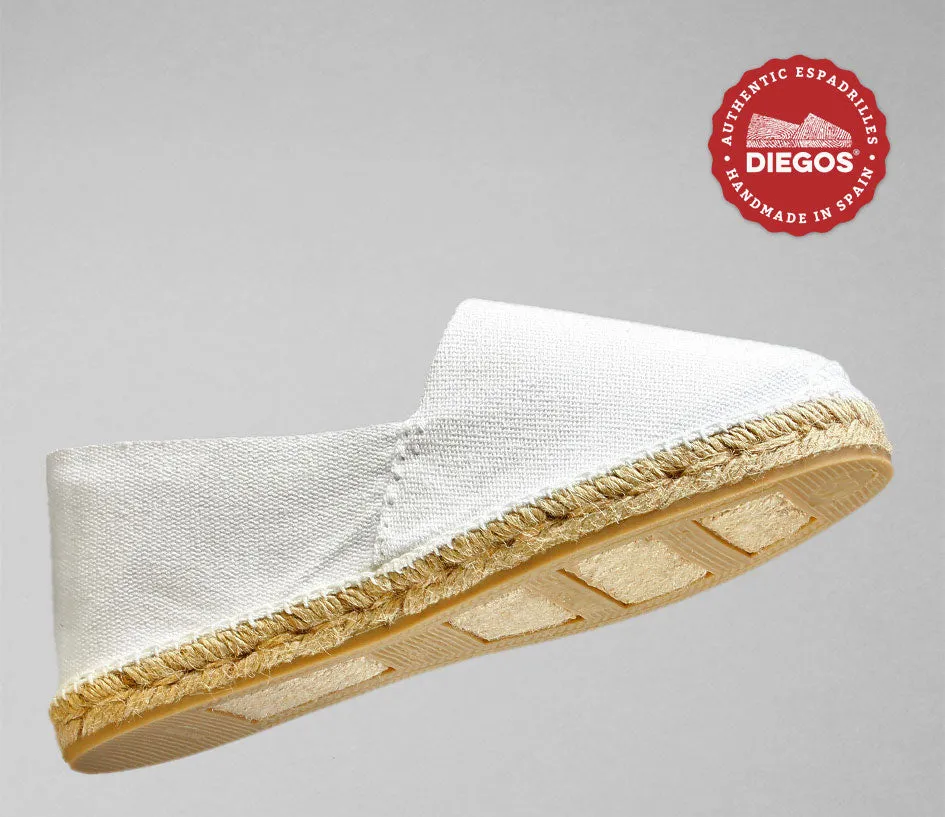 White espadrilles