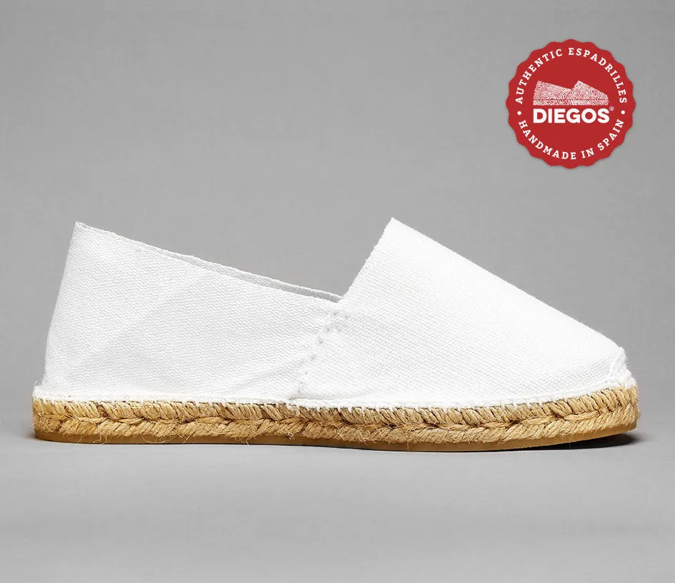 White espadrilles