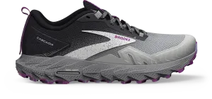 Women’s Cascadia 17 (028 - Oyster/Blackened Pearl/Purple)